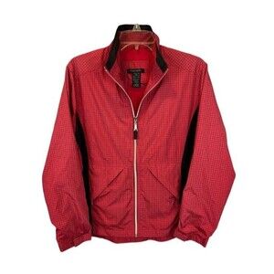 Mureli Active Pink & Black Full Zip Windbreaker Lightweight Jacket Size S